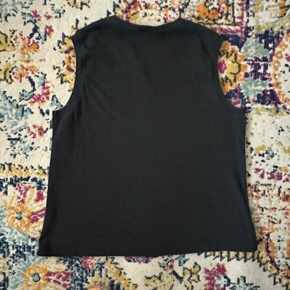 Jenni Kayne Easy Tank Womens Size L Minimalist Knit Pullover Clean Girl Shirt - Picture 11 of 11